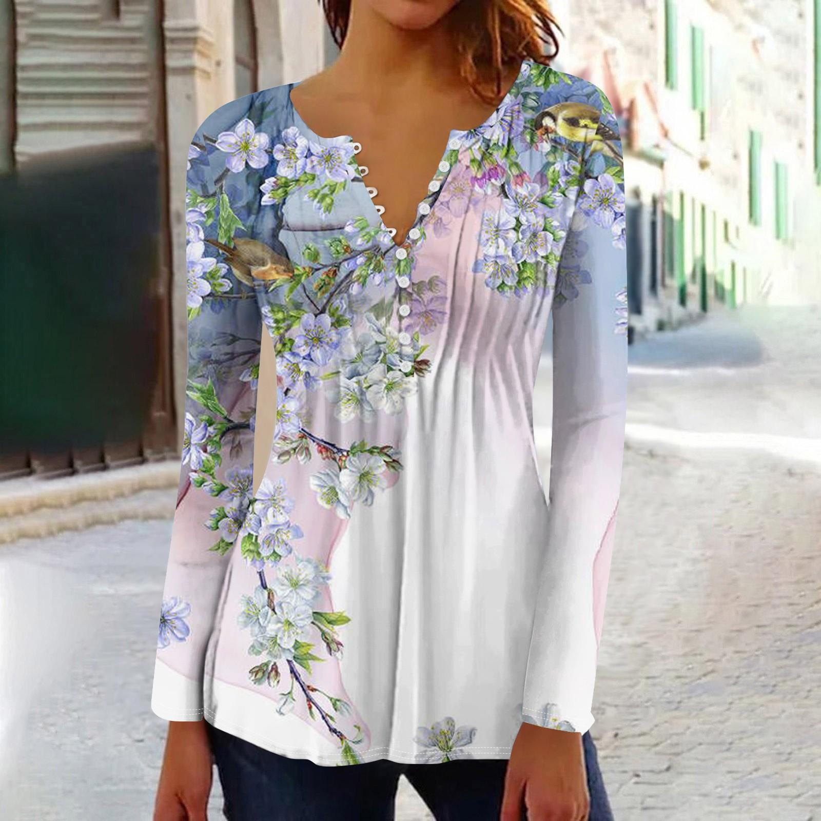 

Рубашки с длинным рукавом для женщин, осенняя мода, нарядные повседневные блузки, модные плиссированные туники, топы для леггинсов XL арбуз красный