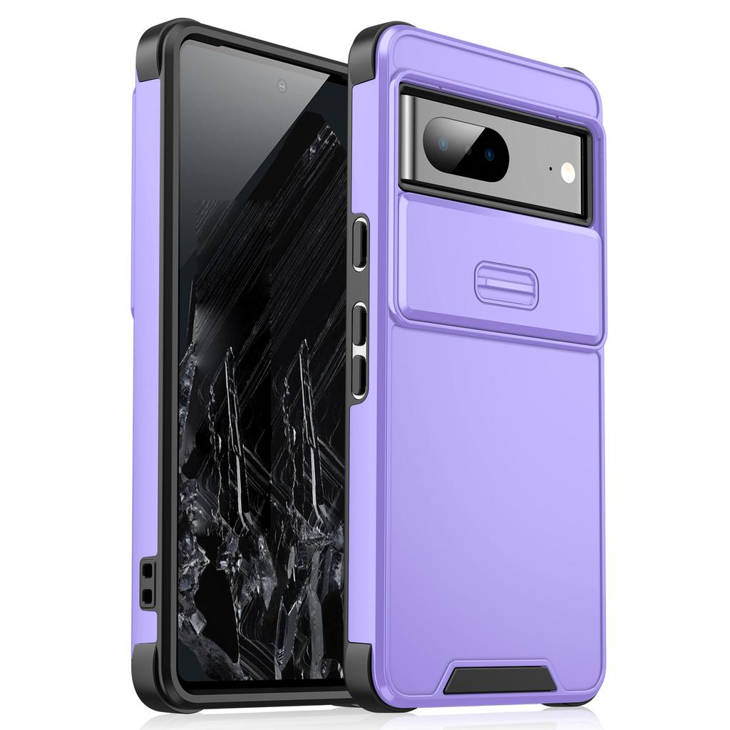Slide Camera Protection Cover For Google Pixel 9 Pro XL Shockproof Armor Phone Case For Google Pixel 9A 8A 6A 7 8 Pro Matte Case