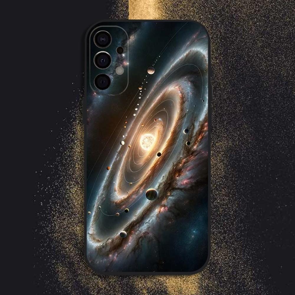 Space For Galaxy Universe Phone Case For Samsung S25,S24,S21,S22,S23,S30,Ultra,S20,Plus,Fe,Lite,Note,10,9,5G Black Cover