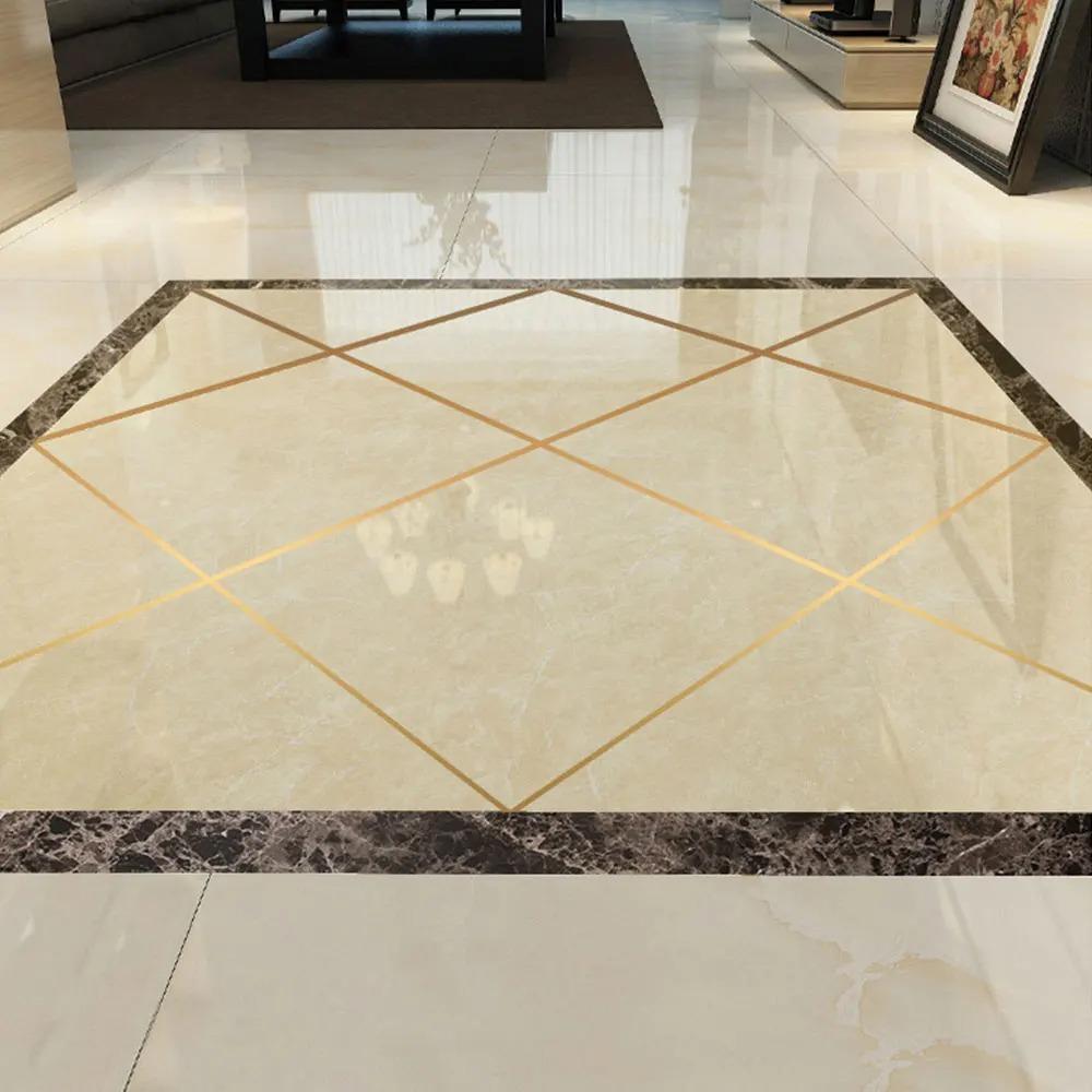 1roll 50m/1968.5in Floor Seam Sticker Self-Adhesive Sealing Strip Waterproof Wall Floor Tile Beauty Gap wall  Sticker