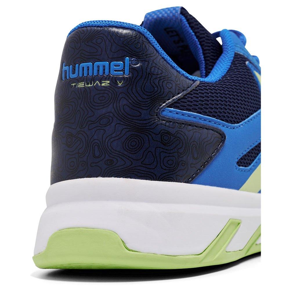 Hummel Teiwaz V Indoor Court Shoes Breathable Blue