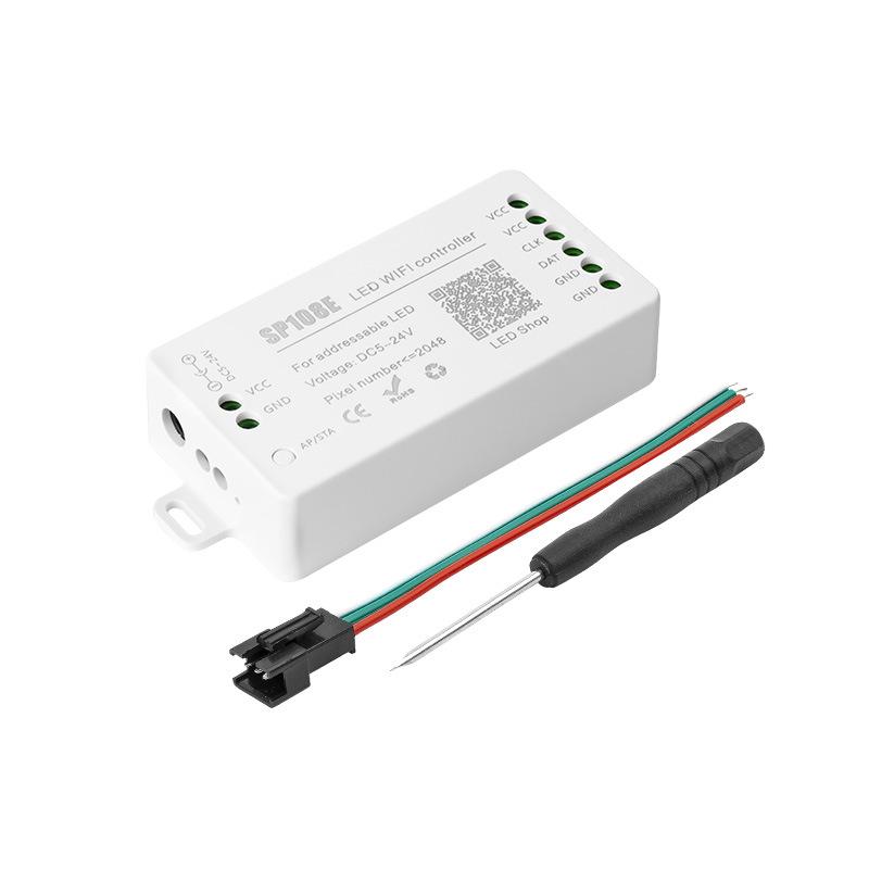 SP Controller RGBIC Light Strip with Bluetooth, WiFi, and Music App (Models 105/06/07/08/110E)