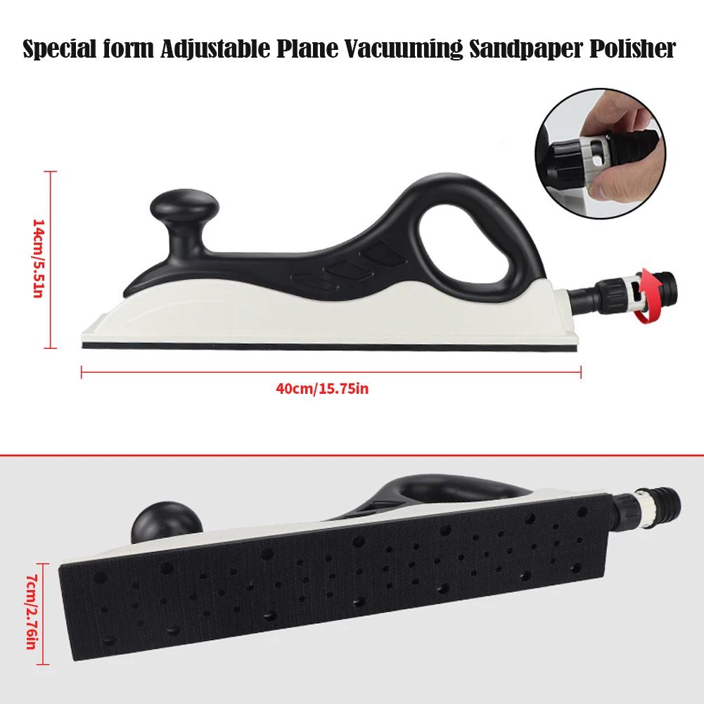 Tørrsliping Håndskyvebrett Bilsparkel Grå håndhøvel Justerbar konkav og konveks plan Håndslipeblokk Karosserireparasjonsverktøy