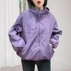 Giacca Protezione Solare per Uomo Donna Ultraleggera Sottile con Cappuccio Cappotto da Campeggio Asciugatura Rapida Anti UV Antivento per Escursioni all'Aperto Sport