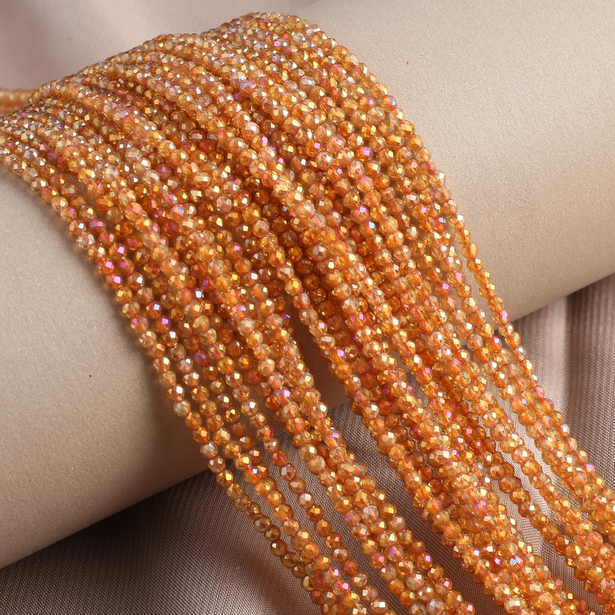 

10 нитей граненых бусин 2/3 мм с покрытием цветные бусины для изготовления ювелирных изделий своими руками ожерелье браслет серьги аксессуар 3mm/10strand