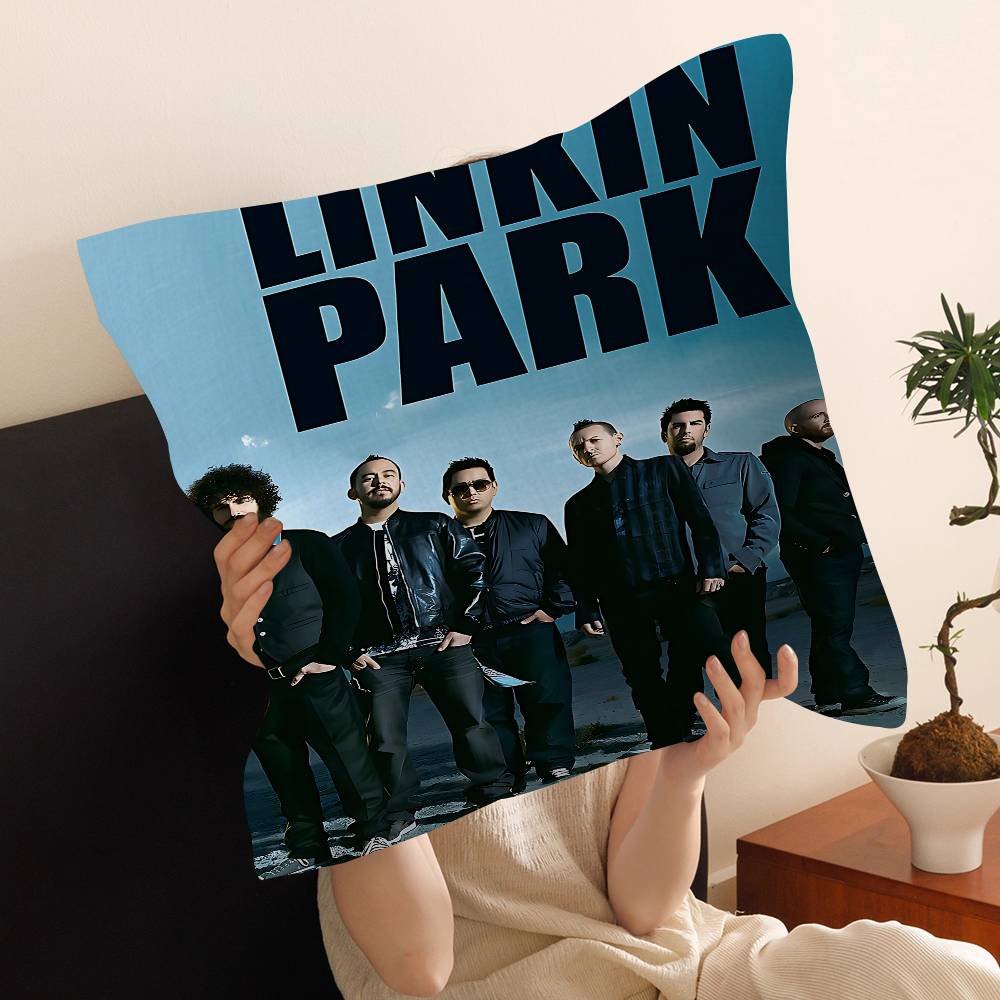Band L-Linkin Cool P-Park Pillow Cushion Cover Pillowcase Living Room Sofa Home Decor