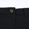 SEA 110318417 Black Cotton Serge Belt Skirt Skirt 34 blackUsed