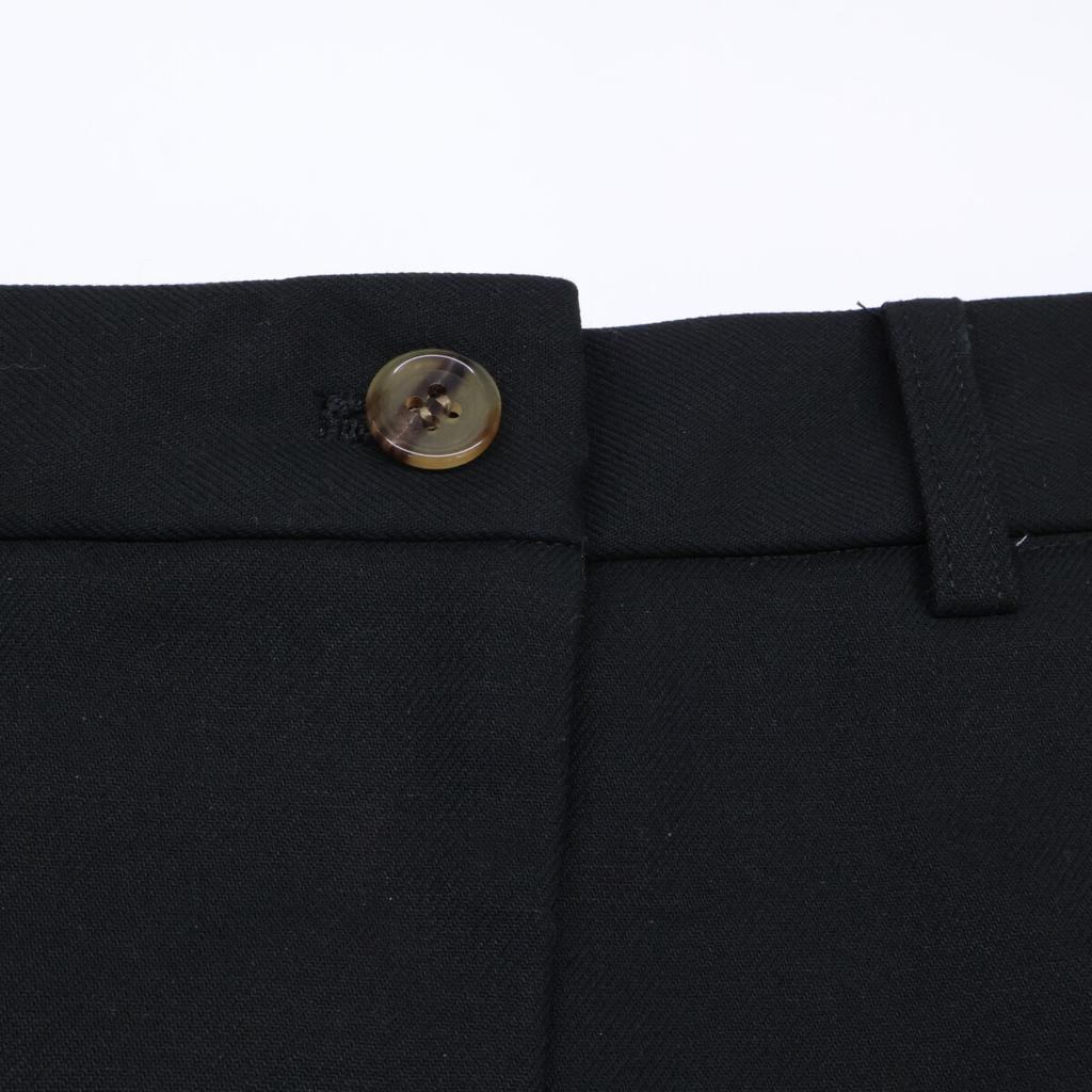 SEA 110318417 Black Cotton Serge Belt Skirt Skirt 34 blackUsed