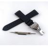 Used 22mm Watch Aftermarket Product Silicone Rubber Strap Curved End Black D Buckle Included [Compatible With] TUDOR Black Bay Tudor Tudor