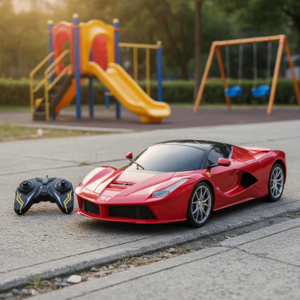 LED Light Drift RC Car Steering Wheel Remote Electric Toy High Speed Car Sports Car