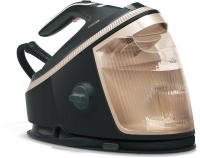 PHILIPS PSG7300/70 Seria PerfectCare 7000 Żelazko z generatorem pary - Ciemnozielony/Złoty, 1,5 L, 8,5 bar
