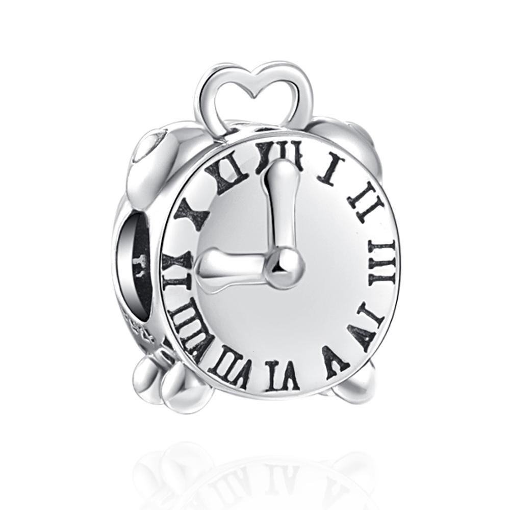 New Copper Robot Radio Biological Mirror Glass Crystal Ball Fine Charm Beads Fit For Original Bracelets Diy Women'S Jewelry