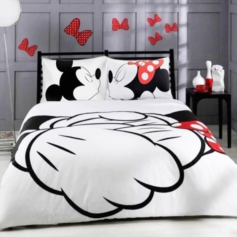 Bedding Set Mickey Mouse Cartoon