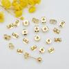 14K Gold-Filled Butterfly Earrings Components: Studs, Hooks, Backs, and Pins.