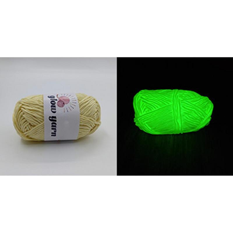 DIY Glow Yarn Sewing Luminous Yarns Soft DIY Polyester Handcraft Yards For Making Hats Scarves Shoes Sweaters Gloves And Socks