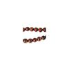 String of 38 Round Beads 10mm In Red Tiger Eye Bull Eye