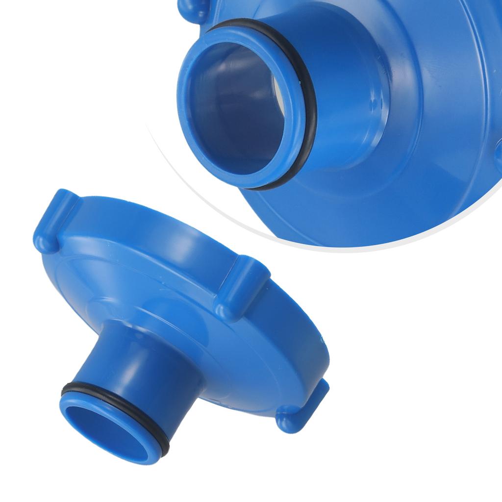 Secure Connection PVC Blue Adapter for Intex Pool Hose 80mm to 32mm Diameter