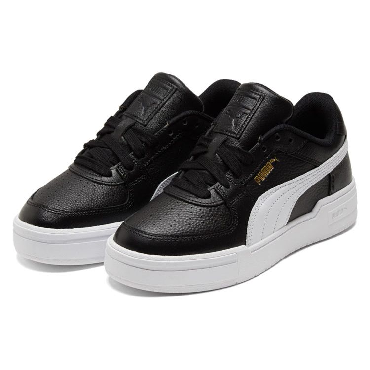 Puma Ca Pro Classic Comfortable Durable Low-Top Sneakers Unisex Sneakers Black White Gold 380190-05