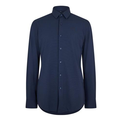 BOSS Mens Oxford Point Collar Long-Sleeved Shirt