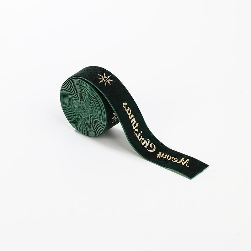 

Рождественская горячая тиснёная пентаграмма ручной работы DIY тканевое искусство атмосфера украшение 2 м/рулон