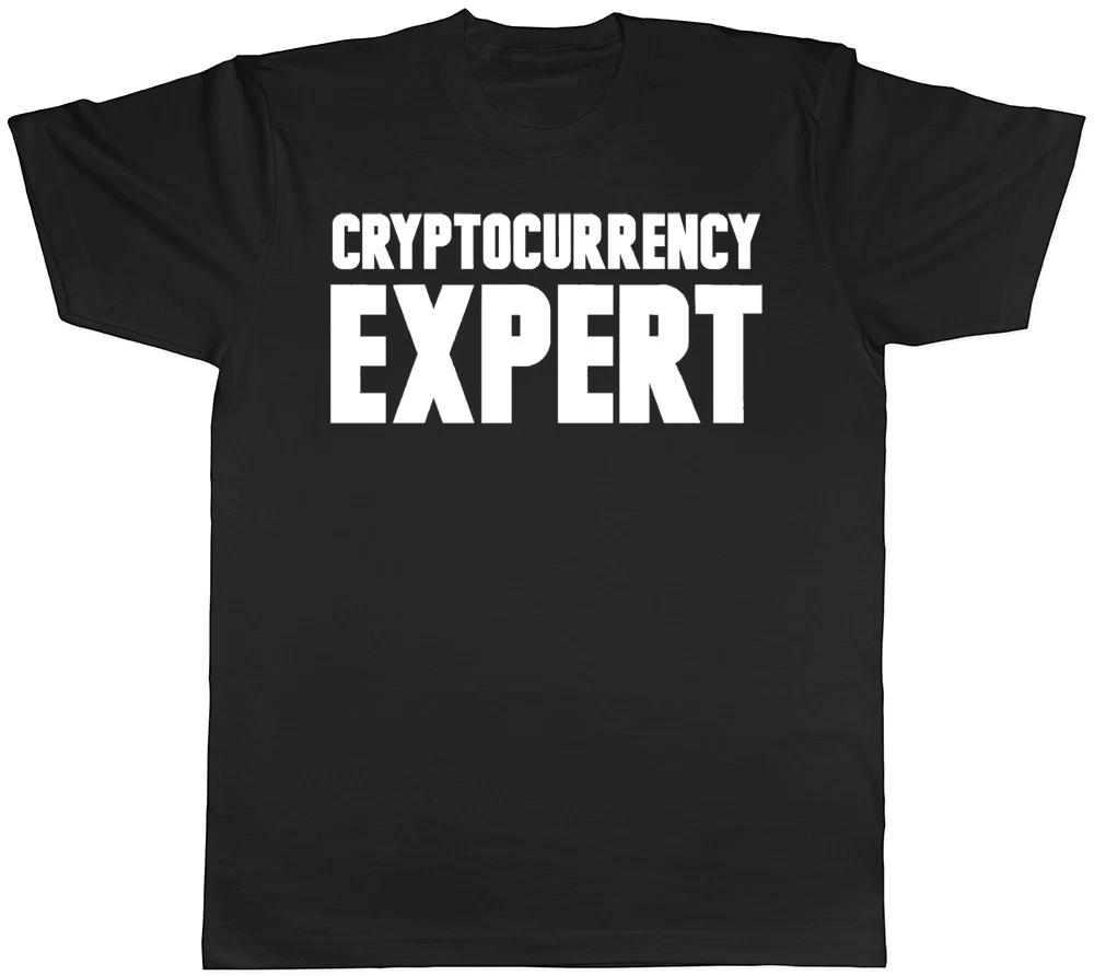 Cryptocurrency Expert Mens Ladies Womens T-Shirt S