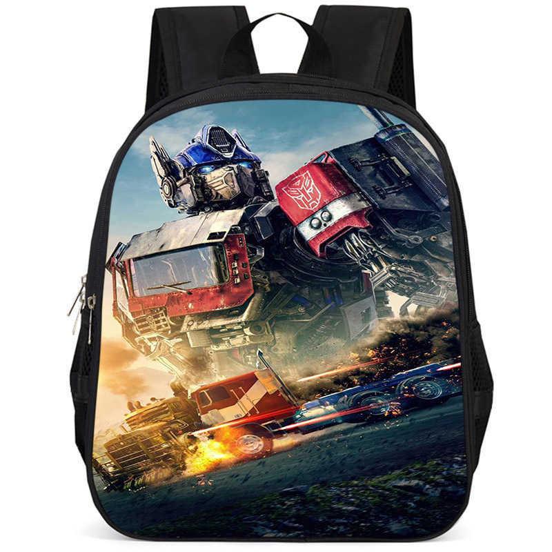 Transformers 15-inch Large Capacity Lightweight Oxford Cloth School Backpack Style A