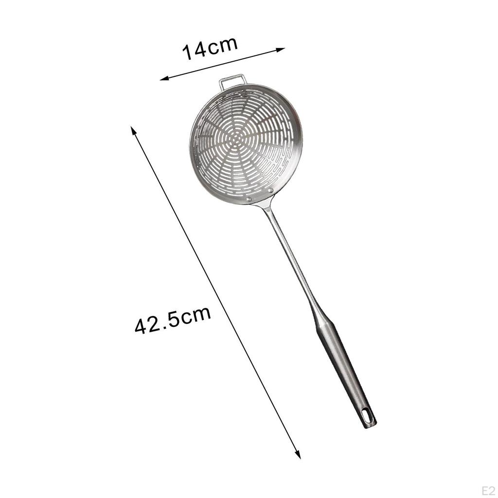 -Colander, Skimmer, Colander, Ladle, Comfortable Handle, Stainless Steel Cooking Skimmer
