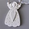 Heat Resistant Silicone Candle Mould With Girl Angelic Embossing for Handmade Gift Party Decoration