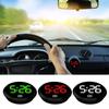 Car Dashboard Digital Clock Vehicle Touch-Activated Car Vent Clocks Watch Waterproof Auto LED Air Vent Watch For Automotive SUVS