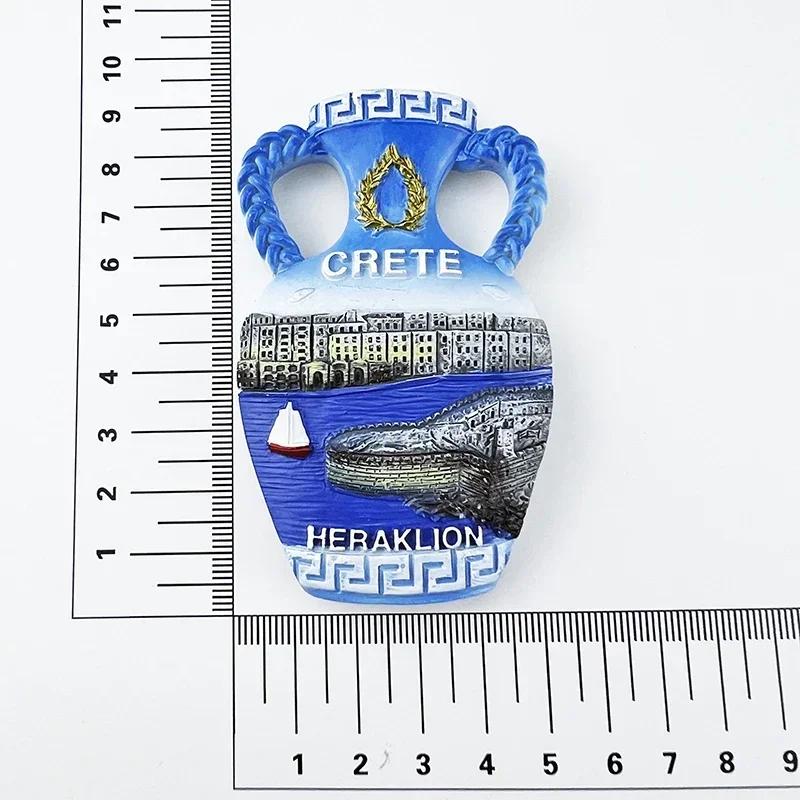 Greece Fridge Magnets Panathinaiko Stadium Crete Travelling Souvenirs Fridge Magnetic Stickers Wedding Gifts Home Decoration