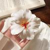 Seaside Holiday Artificial Flower Hair Clip for Women Temperament Bangs Clip Side Duckbill Clip Hairpin Girl Hair Accessories
