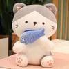 Cat Plush Hugging Pillow Anti-wrinkle Plush Material Gift For Christmas Birthday