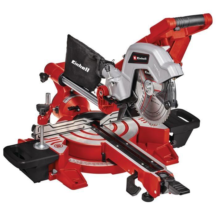 Einhell Scie à onglet radiale TE-SM 216 Dual (1 800 W, fonction de traction, laser)