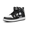 Anta High-Top Skate Shoes With Slip Resistance And Shock Absorption Men Skate Shoes Black White 91648060-3