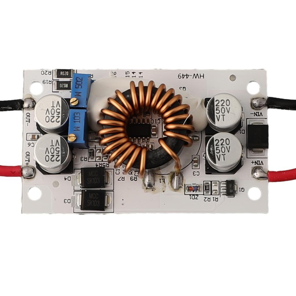 Boost Converter Current Power Supply DIY Power Supply Non-isolated 0-6A 150KHz Adjustable DC 8-48v To DC 12-50V