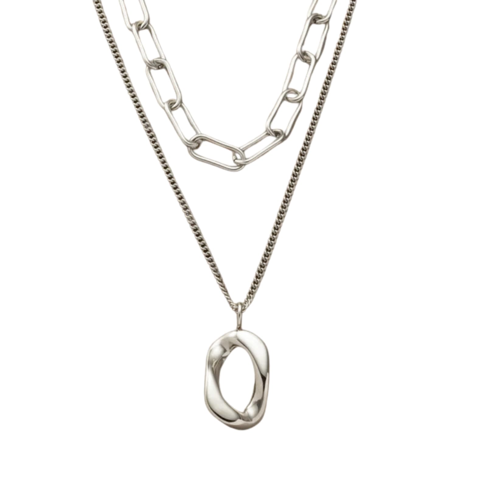 

Ожерелье для Популярной Длинной Розовой Цепочки [Moonstan] Женщины, Ожерелье, 2 ряда, Гипоаллергенное, Набор из 2 штук, Золото, Серебро, Золото, Ожерелье, 3 способа ношения (Серебряный)