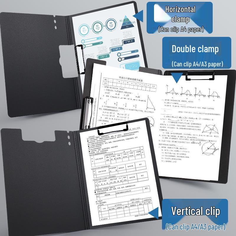 A4 Multifunctional Clipboard Folder - Writing Pad & Organizer