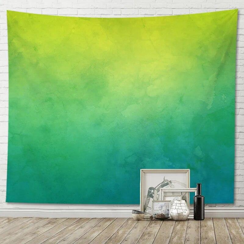 Tapestry Gradient Watercolor Background Home Living Room Decoration Hanging Cloth