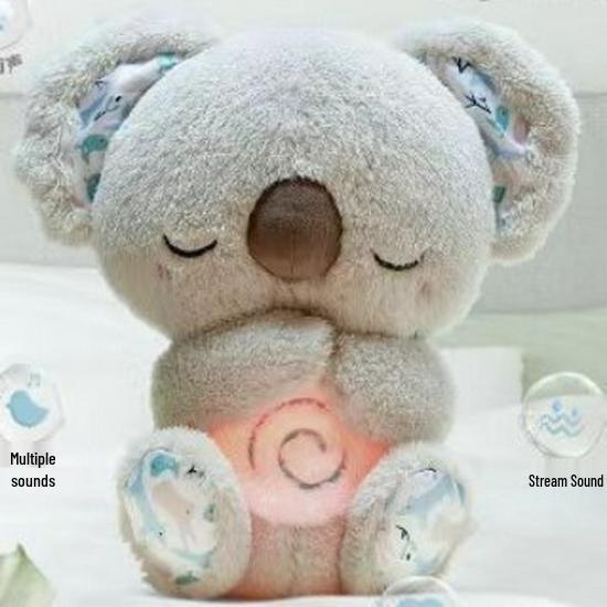 Luminous Strawberry & Radish Rabbit Soothing Plush Toy