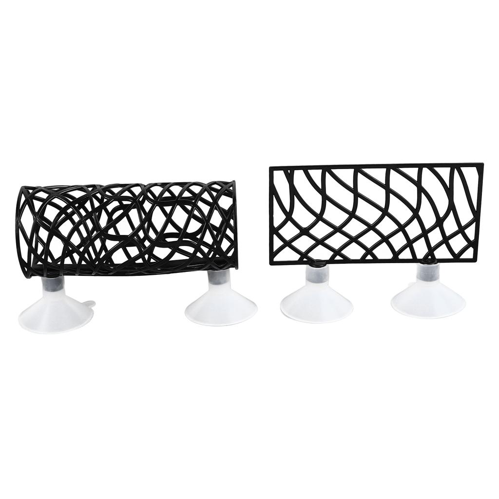 Fish Bed Tunnel Cave Fish Bed Tunnel Safe Small Hole Hollow Fish Hideout Resting Tube with Suction Cup for Fish  Aquarium
