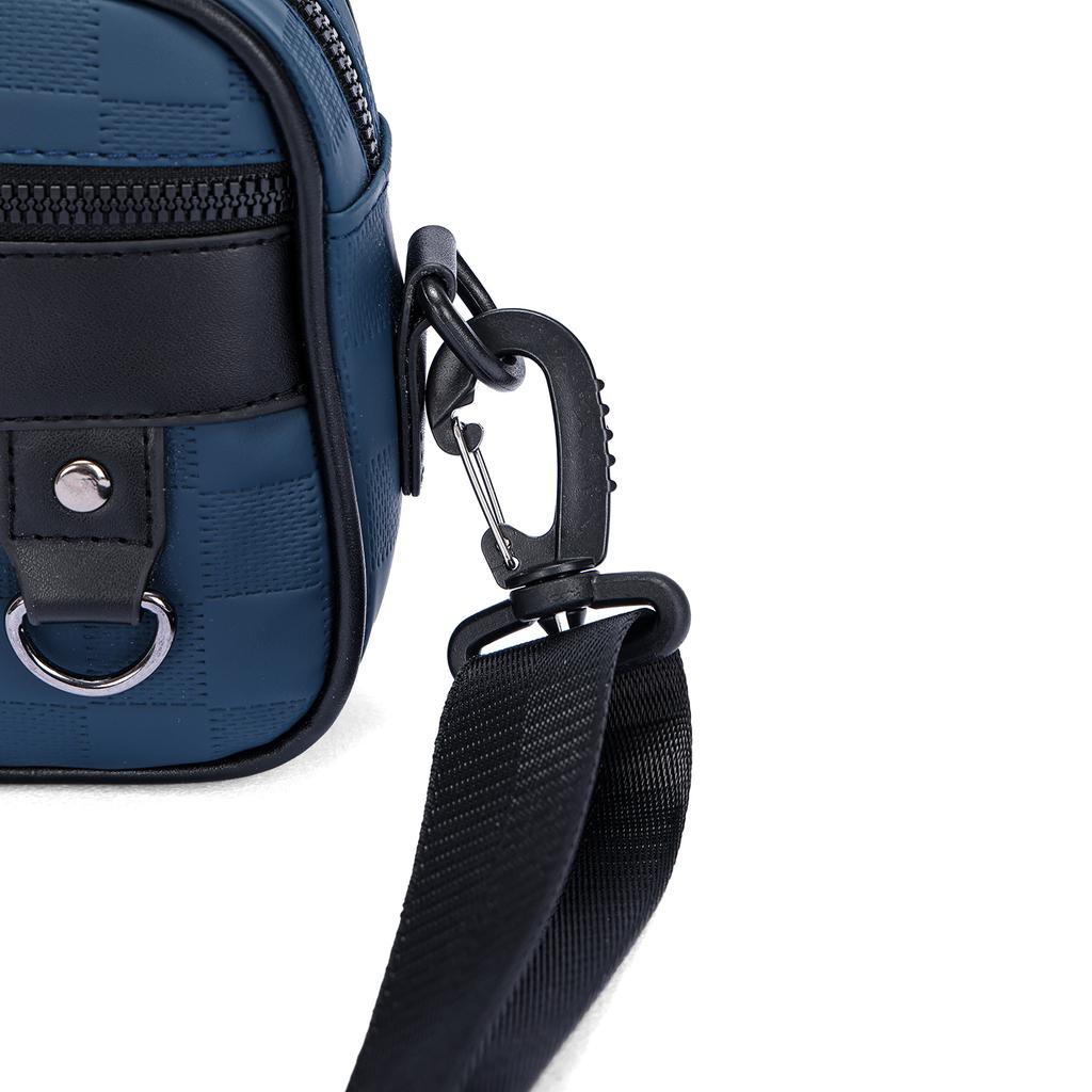 Men's Business Crossbody Bag – Soft PU Leather Shoulder Bag with Adjustable Strap for Work & Travel