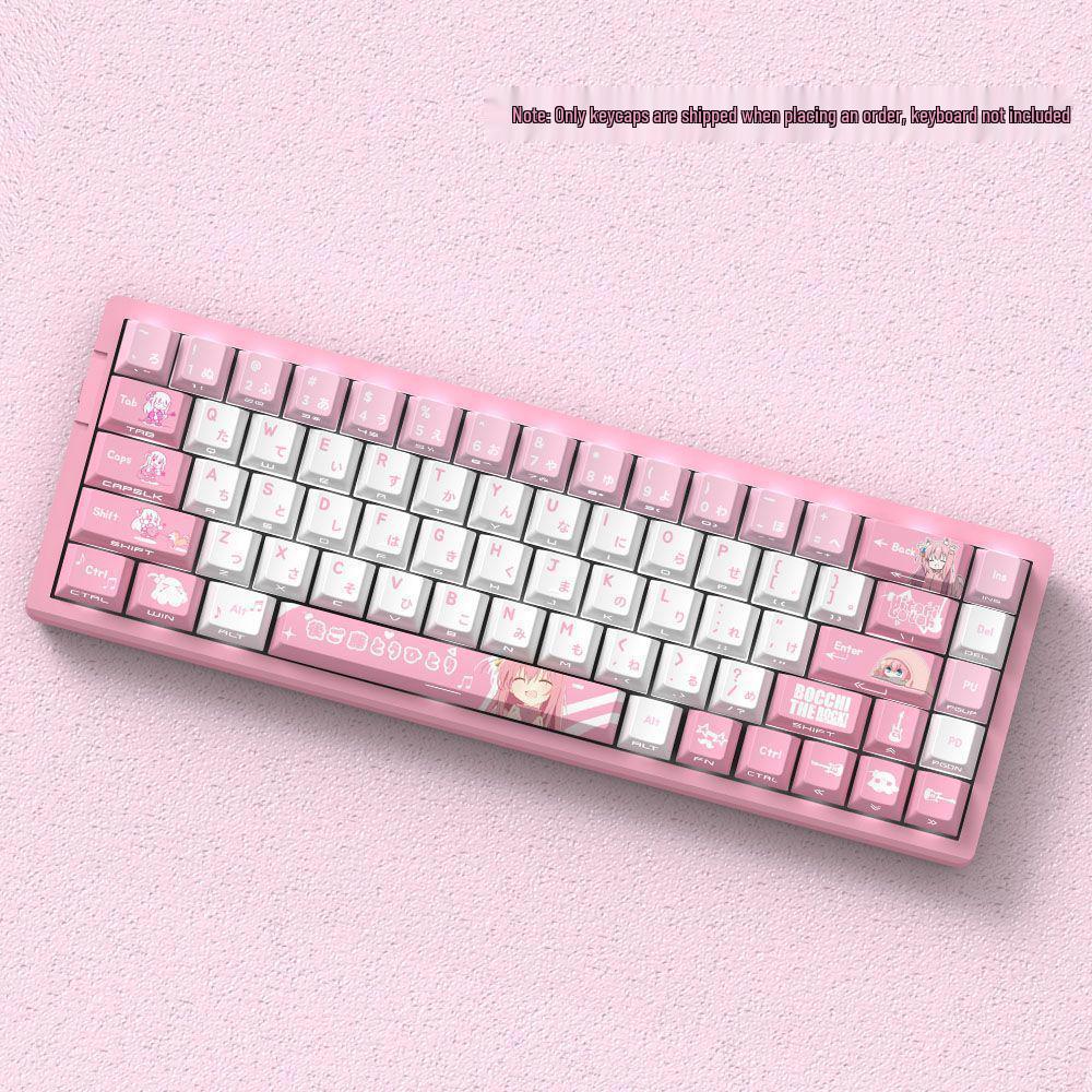 Bocchi-chan Translucent Side-printed Keycap for Most Mechanical Keyboards