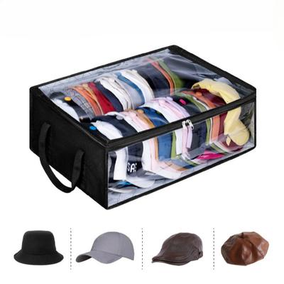 Portable Caps Storage Box Outdoor Travel Hat Carrier Case Hat Protective Box Hat Travel Case Baseball Cap Carrying Bag