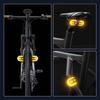 Bicycle Tail Light Wireless Remote Turn Signal With Charging For Night Cycling