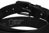 Wide Leather Belt PTN LTP-SMO-125-9845 Black