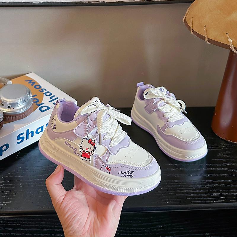 

Stylish Cat Girls Casual Skate Shoes for Spring 2026 - Perfect for Primary and Middle School Kids 28 фіолетовий