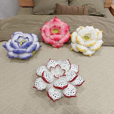 Cute Simulated Lotus Lotus Succulent Pillow Plush Toy Living Room Sofa Decoration Ornament Doll Pillow Cushion