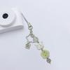 Lucky Rabbit Clovers Star Charm Keychain Colorful Beaded Keyring Handmade Phone Strap Accessory for Women and Teens
