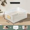 Multifunctional Plastic Underwear Storage Box with Lid – Organizer for Bras, Socks, and Underpants