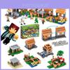 Brinquedo de Montar de Alta Dificuldade Compatível Com Lego Minecraft Aldeia Menino Quebra-Cabeça Montagem